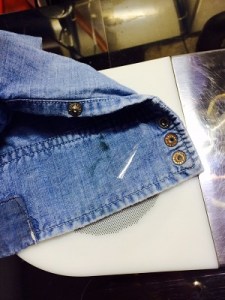 デニムシャツ①