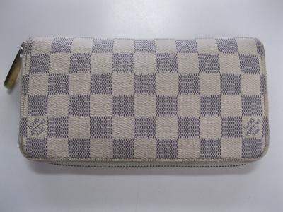 ルイヴィトン 長財布・ ダミエ アズール ジッピーウォレットの  