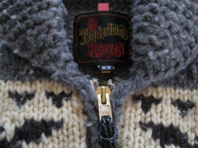 テンダーロイン・KANATA・カウチンカーディガン、クリーニング、穴の