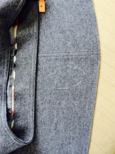 スカート穴修理4